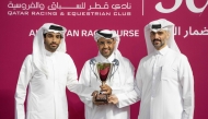 Head of the QREC Racing Operations Section Rashid Saed Adiba honoured the winners of the Msheireb Cup.