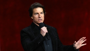 US actor Tom Cruise at CinemaCon at The Colosseum at Caesars Palace on April 14, 2026 in Las Vegas, Nevada. (Photo by Valerie Macon / AFP)
