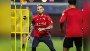 Roger Guedes (left) is expected to play a key role for Al Rayyan in the final.