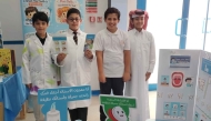  Students of Sherborne Qatar School for Boys during the Career Day.