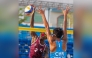 Qatar’s Ahmed Tijan (left) in action during the beach volleyball quarter-final against China. 