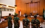 INDONESIA-RIGHTS-CRIME-COURT
Military personnel accused of throwing acid at human rights activist Andri Yunus attend a trial at a military court in Jakarta on April 29, 2026. 

 (Photo by Aditya Irawan / AFP)