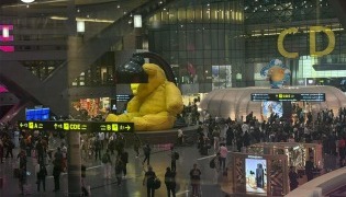 Passengers at Hamad International Airport on April 24. Photo by Mahmoud Elmazaty / The Peninsula.