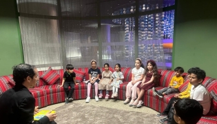 Participants during storytelling programme