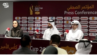 FROM LEFT: Deputy Media Operations Manager Maryam Nazih, Media and Communication Director Ali Al-Salat and Director Mobility Eng. Abdul Aziz Fakhro during a press conference.    