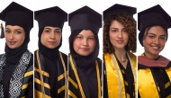 From left: Reema Al Mohannadi, Khawla Al-Essa, Tarishah Ramanda Fadilah, Nourhane Tarroun and Alice Mohammed Aslem