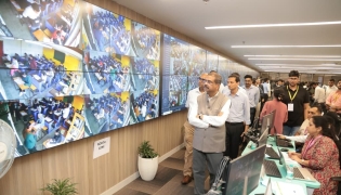 Union Minister of Education @dpradhanbjp visits the headquarters of the National Testing Agency ( @NTA_Exams )