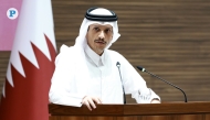Prime Minister and Minister of Foreign Affairs HE Sheikh Mohammed bin Abdulrahman bin Jassim Al-Thani speaking at the press conference. Pictures by Rajan Vadakkemuriyil / The Peninsula 