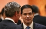 US Secretary of State Marco Rubio arrives ahead of a state banquet for US President Donald Trump and China's President Xi Jinping on May 14, 2026. (Photo by Brendan Smialowski / AFP)