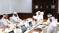 Minister of Municipality H E Abdullah bin Hamad bin Abdullah Al Attiyah chairing ministerial session of 7th General Assembly of the Islamic Organisation for Food Security, held via video conference yesterday.