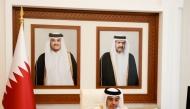 Minister of Finance H E Ali bin Ahmed Al Kuwari during the the 125th Meeting of the Financial and Economic Cooperation Committee of the GCC held virtually yesterday. 