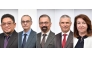 From left: Dr. Raja Mazuir Shah, Dr. Zakaria Maamar, Dr. Shahrokh Esfandiari, Dr. Vincent Mangematin, and Dr. Rosie Bateson.  