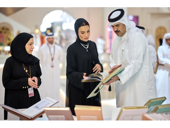 Sheikha Moza visits