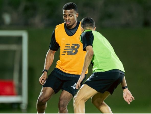 A file photo of Al Sadd players during a training session.