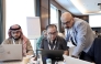 Dr. Ziyad Mahfoud with workshop participants.