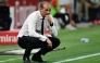AC Milan's Italian coach Massimiliano Allegri looks on during the Italian Serie A football match between AC Milan and Cagliari at the San Siro Stadium in Milan on May 24, 2026. (Photo by Piero Cruciatti / AFP)