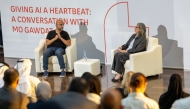 Mo Gawdat at Qatar Foundation’s Education City Speaker Series, held recently. 
