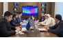 Officials from Qatar and Uzbekistan chambers during the meeting.