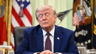 US President Donald Trump speaks to the press in the Oval Office of the White House in Washington, DC, on June 3, 2026. (Photo by Mandel Ngan / AFP)