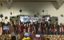 Students during the graduation ceremony.