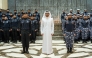 Minister of Interior and Commander of the Internal Security Force “Lekhwiya” – Chairman of the Security Committee H E Sheikh Khalifa bin Hamad bin Khalifa Al Thani with members of Qatari security forces.