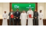 Officials during the signing ceremony.