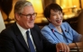 Britain's Prime Minister Keir Starmer (L) and Japan's Prime Minister Sanae Takaichi attend a business roundtable meeting at Downing Street in central London on June 14, 2026. (Photo by Toby Shepheard / POOL / AFP)