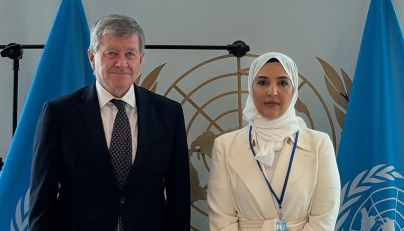 Chairperson of the National Human Rights Committee H E Maryam bint Abdullah Al Attiyah met with Under-Secretary-General of the United Nations Guy Ryder at the United Nations headquarters in New York.
