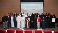 Officials and representatives of partner organisations with the graduates during the event.