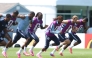 England players during a training session. (AFP)