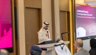 Assistant Undersecretary for Commercial Affairs at MoCI Saleh Abdullah Al Mana addressing the event.