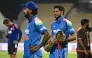 India's captain Shubman Gill holds the series trophy after his team's victory at the end of the third one-day international (ODI) cricket match between India and Afghanistan. (Photo by R. Satish Babu / AFP) 