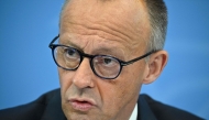 German Chancellor Friedrich Merz speaks during a press conference to present the recommendations of a 13-member pension reform commission at the Chancellery in Berlin on June 23, 2026. (Photo by Tobias Schwarz / AFP)