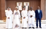 QC chairman Sheikh Khalifa bin Jassim bin Mohammed Al Thani with the Ambassador of Mali to Qatar H E Didio Othman Sidibé; Ambassador of Niger to Qatar; H E Amadou Madoukou; and Chargé d’Affaires a.i. at the Embassy of Burkina Faso, Amidou Coulibaly.