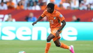Yan Diomande #11 of Cote d'Ivoire runs with the ball during the FIFA World Cup 2026 Group E match between Germany and Cote D'Ivoire at Toronto Stadium on June 20, 2026 in Toronto, Ontario. (Photo by ALEXANDER HASSENSTEIN / GETTY IMAGES NORTH AMERICA / Getty Images via AFP)