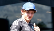 Mercedes' Italian driver Kimi Antonelli is pictured at a paddock ahead of the Formula One Austrian Grand Prix at the Red Bull Ring racetrack in Spielberg, Austria on June 25, 2026. (Photo by Joe Klamar / AFP)