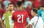 Portugal's forward #07 Cristiano Ronaldo wears a jersey with the number 21, used by late Portugal forward Diogo Jota. (Photo by Cole Burston / AFP)
 