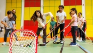 The camp features a diverse range of sporting activities. 

