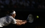  Germany's Alexander Zverev returns to Italy's Jannik Sinner during their men's singles final tennis match on the fourteenth day of the 2026 Wimbledon Championships at The All England Lawn Tennis and Croquet Club in Wimbledon, southwest London, (Photo by Kirill KUDRYAVTSEV / AFP) 
