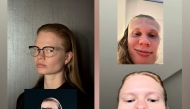 Screen grab of the video shared by the model Russian model Anastasia Kostromina