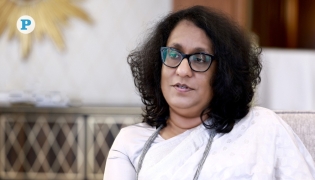 Sri Lankan Prime Minister H E Dr. Harini Amarasuriya during an exclusive interview with The Peninsula, yesterday. Pictures: Rajan Vadakkemuriyil / The Peninsula