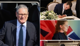 Clockwise from left: British Prime Minister H E Keir Starmer, Hamish Falconer, Jocelyn Waller and Dr Zubir Ahmed.