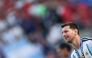 Argentina's forward #10 Lionel Messi reacts after losing the 2026 World Cup football tournament final match between Spain and Argentina at the New York/New Jersey Stadium in East Rutherford on July 19, 2026. (Photo by Patricia De Melo Moreira / AFP)