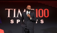 LeBron James speaks onstage during the TIME100 Sports Gala at Pier 60, Chelsea Piers on July 16, 2026 in New York City. (Photo by Jemal Countess / GETTY IMAGES NORTH AMERICA / Getty Images via AFP)
