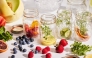 Replace refined sugars with natural sugars in your loaded water, such as those found in fruit, agave, honey and maple syrup. (Justin Tsucalas/For The Washington Post; food styling by Lisa Cherkasky)