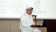 Undersecretary of the Ministry of Education and Higher Education H E Dr. Ibrahim Saleh Al-Nuaimi addressing the attendees during the workshop.