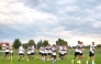 Al Sailiya players during a training session in Radkersburg, Austria.