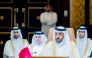 President of the National Cyber Security Agency Eng. Abdulrahman bin Ali Al Farahid Al Malki during the meeting with members of the Qatari delegation.
