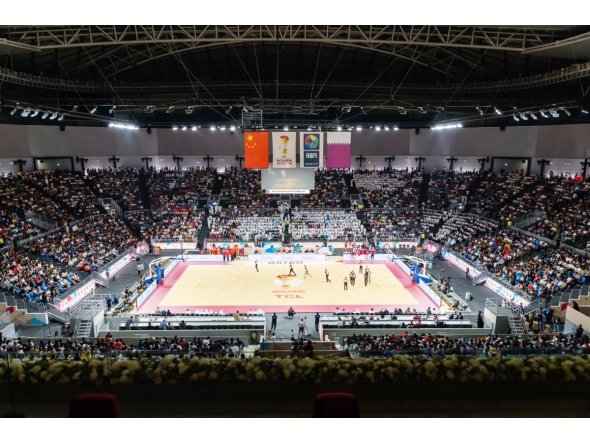 A view of Al Janaoub Arena which opened yesterday with Qatar-China clash. 