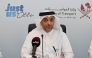 Assistant Undersecretary for Land Transport Affairs Eng. Abdullah Saif Al-Sulaiti speaking during the press briefing.